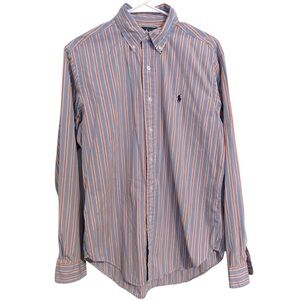 Polo Ralph Lauren Men’s Classic Fit Striped Button-Down‎ Shirt Size M